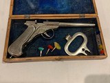 Antique Cased Iron Dart gun with accoutrements - 1 of 11