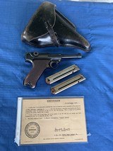 Luger WW2 “CAPTURE PAPERS “ with Original Holster - 10 of 15