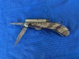 Antique Pistol w/ 2 folding blades - UNWIN & RODGERS Sheffield - 1 of 14