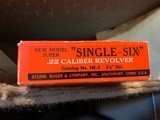 RUGER SINGLE SIX new in the box w/ 2 cylinders - 6 of 11