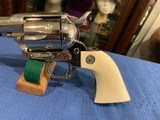 COLT SAA in 45 ACP FACTORY NICKEL & FACTORY IVORY GRIPS - 14 of 14