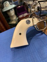 COLT SAA in 45 ACP FACTORY NICKEL & FACTORY IVORY GRIPS - 6 of 14