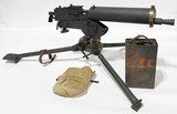 BROWNING 1917 WATER COOLED MACHINE GUN WITH COLT TRIPOD and ACCESSORIES - 13 of 14