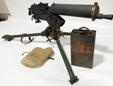 BROWNING 1917 WATER COOLED MACHINE GUN WITH COLT TRIPOD and ACCESSORIES - 1 of 14