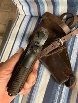 COLT 1911A11942 issue WB inspector with original Shoulder Holster Dated 1943 - 4 of 15