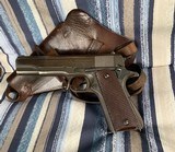COLT 1911A11942 issue WB inspector with original Shoulder Holster Dated 1943 - 11 of 15