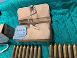 LUGER P08 EARLY WW2 9mm ammo- 2 Boxes of 20 dated 1940 - 3 of 10