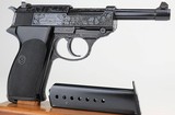WALTER P38 9MM PRESENTATION FACTORY ENGRAVED WITH FANCY BOX - 8 of 15