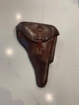 LUGER WW2 NAZI POLICE HOLSTER 1939 dated - 6 of 11