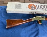 HENRY DELUXE RIFLE-FACTORY HAND ENGRAVED- L.D. NIMSKE - 10 of 15