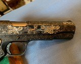 COLT 1911 45 AUTO ENGRAVED W/ GAME SCENE - 4 of 19