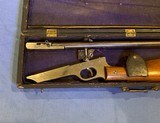 H.M. QUACKENBUSH 22 Rifle with wood carry case - 12 of 25