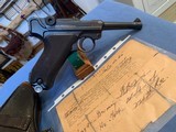 LUGER WW2 BRINGBACK PAPERWORK 2 MAGS & HOLSTER and Tool - 14 of 19
