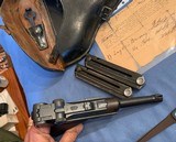 LUGER WW2 BRINGBACK PAPERWORK 2 MAGS & HOLSTER and Tool - 9 of 19