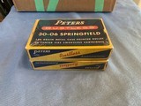 PETERS “RUSTLESS” 30-06 Cartridges 2 Full boxes - 8 of 9