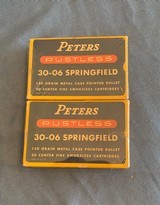 PETERS “RUSTLESS” 30-06 Cartridges 2 Full boxes - 7 of 9