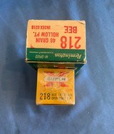 218 BEE AMMO 2 FULL BOXES - 8 of 12