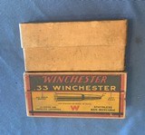 WINCHESTER .33 Caliber - 2 vintage full boxes - 11 of 22