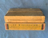WINCHESTER .33 Caliber - 2 vintage full boxes - 2 of 22