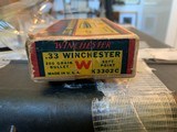 WINCHESTER .33 Caliber - 2 vintage full boxes - 18 of 22