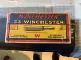 WINCHESTER .33 Caliber - 2 vintage full boxes - 15 of 22