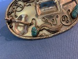 NORTH AMERICAN ARMS CO. - BUCKLE HOLSTER W/ SILVER & TURQUOISE 22 Long Rifle - 21 of 21