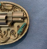 NORTH AMERICAN ARMS CO. - BUCKLE HOLSTER W/ SILVER & TURQUOISE 22 Long Rifle - 13 of 21