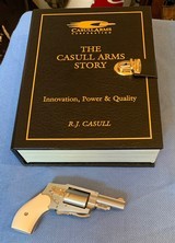 CASULL ARMS CO. AFTON, CO. 22 REVOLVER w/ Signed Print and Book Gun Case - 13 of 17