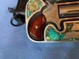 NORTH AMERICAN ARMS CO. 22 Long Rifle TURQUOISE BUCKLE GUN - 13 of 25