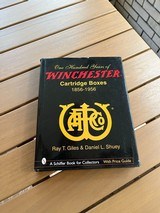 ONE HUNDRED YEARS OF WINCHESTER CARTRIDGES BOXES BY RAY T. GILES BOOK - 1 of 6