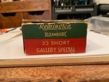 REMINGTON 22 SHORT “ GALLERY SPECIAL “ SPATTERLESS - RARE BOX - 2 of 9