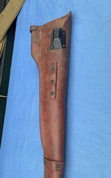 M1 CARBINE WW2 ORIGINAL LEATHER SCABBARD - 1 of 18