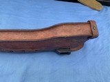 M1 CARBINE WW2 ORIGINAL LEATHER SCABBARD - 4 of 18