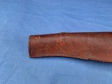 M1 CARBINE WW2 ORIGINAL LEATHER SCABBARD - 6 of 18