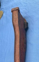 M1 CARBINE WW2 ORIGINAL LEATHER SCABBARD - 15 of 18