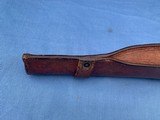 M1 CARBINE WW2 ORIGINAL LEATHER SCABBARD - 18 of 18