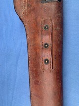 M1 CARBINE WW2 ORIGINAL LEATHER SCABBARD - 3 of 18