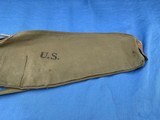 M1 CARBINE ORIGINAL WW2 CANVAS SCABBARD dated 1943 - 12 of 13