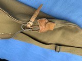 M1 CARBINE ORIGINAL WW2 CANVAS SCABBARD dated 1943 - 9 of 13