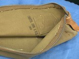 M1 CARBINE ORIGINAL WW2 CANVAS SCABBARD dated 1943 - 7 of 13