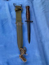 M4 WW2 M1 CARBINE BAYONET with M8 SCABBARD - 17 of 18