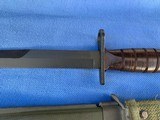 M4 WW2 M1 CARBINE BAYONET with M8 SCABBARD - 10 of 18