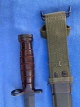 M4 WW2 M1 CARBINE BAYONET with M8 SCABBARD - 11 of 18