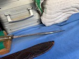 ANTIQUE AMERICAN FRONTIER BOWIE FIGHTING KNIFE - 2 of 12