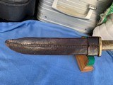 ANTIQUE AMERICAN FRONTIER BOWIE FIGHTING KNIFE - 5 of 12