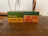 22 REMINGTON “ JET “ MAGNUM VINTAGE AMMO - 1 of 8