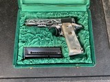 LLAMA FACTORY ENGRAVED PRESENTATION GRADE CASED 22 Pistol - 12 of 21