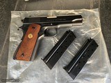 COLT 1911 38 SUPER - 70 SERIES NEW IN THE BOX WITH 2 ORIGINAL MAGS - 2 of 20