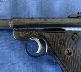 RUGER MK 1 - 22 long - FACTORY ENGRAVED - 8 of 18