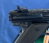 RUGER MK 1 - 22 long - FACTORY ENGRAVED - 12 of 18